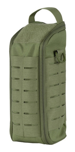 Pouch Condor Field Porta Botella Laser Tactico Molle Premium Color Verde Oliva