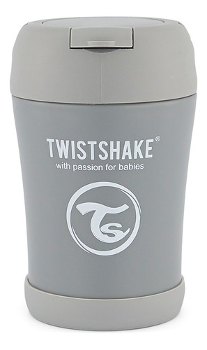 Contenedor Térmico Twistshake 350ml Gris