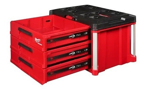 Caja De Herramientas 3 Cajones Packout Milwaukee 48-22-8443