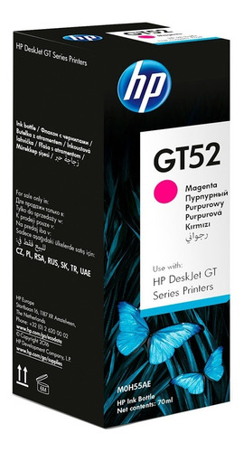 Imagen 7 de 10 de Kit De Botellas De Tinta Hp Gt53 Negro + Gt52 Color Original