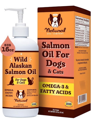 Natural Dog Company Pure Wild Alaskan Aceite De Salmon Para