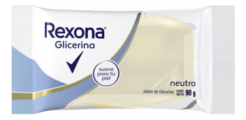 Jabon En Barra Rexona Glicerina Neutro 3x125 Gr