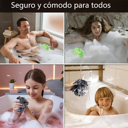 Esponja De Baño Para Ducha, Bolas De Baño, 4 Piezas