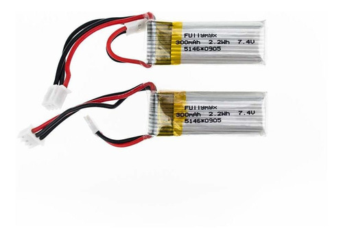 Baterias Lipo (2) 7.4v 300mah Rc Hhz