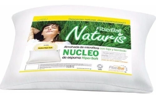 Imagen 1 de 4 de Almohada Naturis Con Nucleo, Y Fibras Siliconadas 70x45 Cm