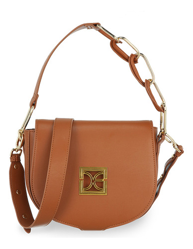 Bolsa Crossbody Cloe Oyocim Mediano Color Marrón claro