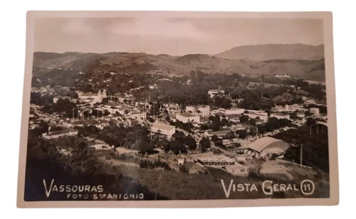 Cartão Postal Vista Geral Vassouras Rio De Janeiro 898