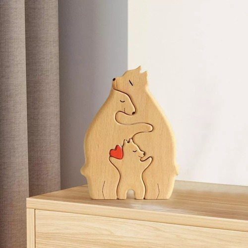 Fe Puzzle De Madera For Bear Family, Bears Of