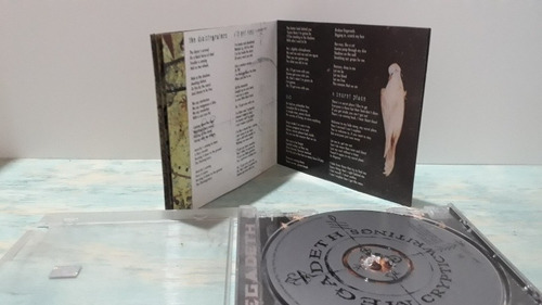 Megadeth Cryptic Writings Cd Compact Disc Metal (Usado)