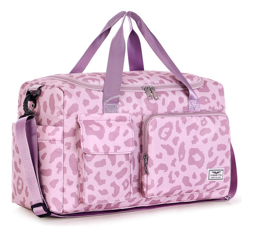 Bolsa De Lona De Gimnasio Fioretto Para Mujer, Color Rosa Le