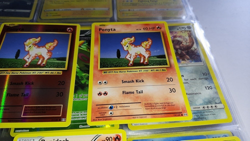 Ponyta Reverse,ponyta 19/108,rapidash 17/114 De Pokemon Tcg (Usado)