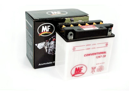 Imagen 1 de 2 de Bateria Para Moto Mf 12n7-3b Conventional