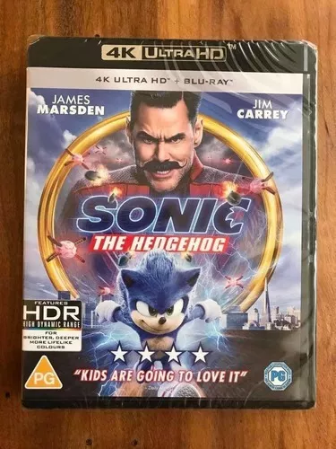 Blu-ray - Sonic - O Filme - Edição Especial Steelbook (Jim Carrey)