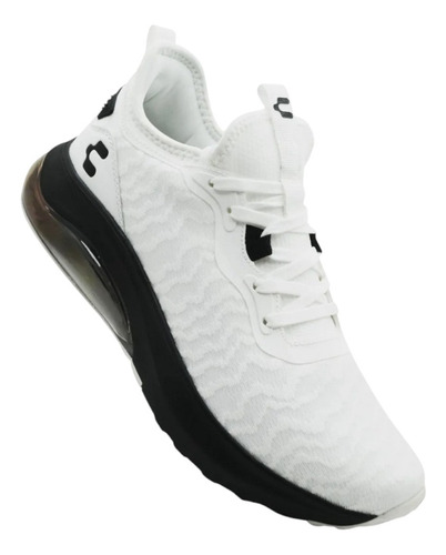 Tenis Sport Hombre Charly 1086413 Gym Capsula Aire Blancos L
