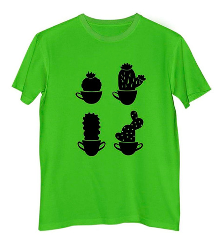 Remera Niño Color Cactus Varios Modelos Vectores