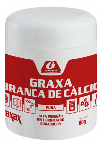 Graxa Branca De Cálcio  80g 