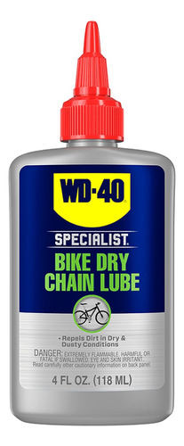 Lubricante Cadena De Bicicleta Wd-40 Bike Dry Seco 118 Ml