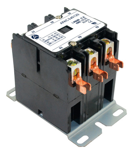 Contactor 3 Polos 40a 120v Repuesto Para Compresores De Ca Y