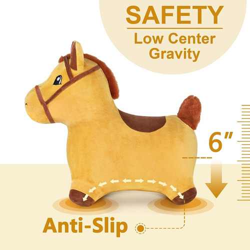 Montable De Caballo Para Niños Pequeños - Brinca Brinca 60cm