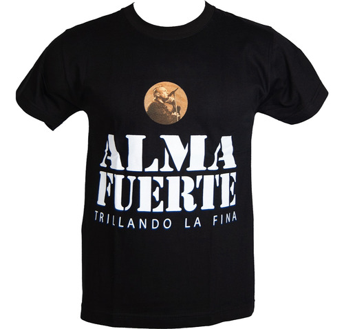 Almafuerte Trillando La Fina Remera Algodon Talle Grande