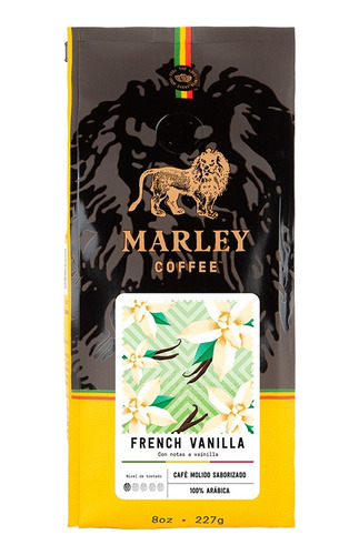 Café Molido Marley Coffee French Vainilla 227gr 