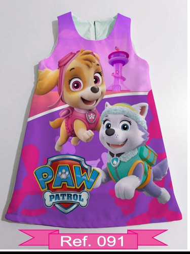 Batola Vestido Niña Personalizado Paw Patrol