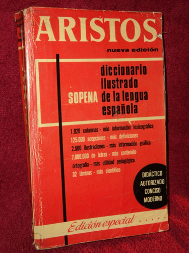 Aristos Diccionario Ilustrado De Lengua Española (ed 1980)