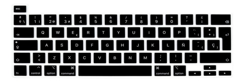 Protector De Teclado Macbook Pro 13  Negro (español)