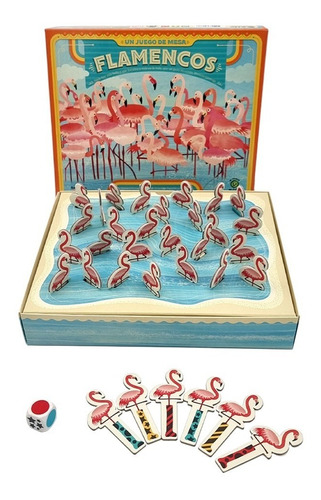 Juego De Mesa Flamencos Para Niños Memoria Velocidad Maldon