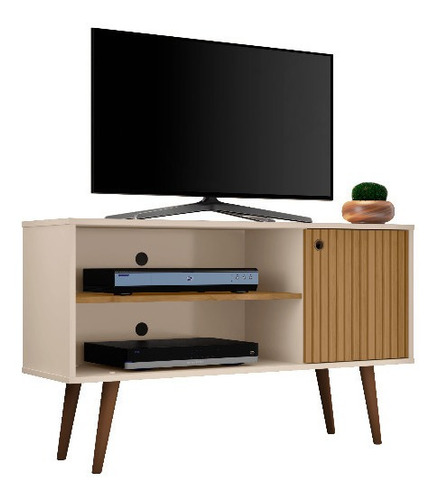 Mueble Rack Para Tv En Madera Mdp Jade Off/cin/rip