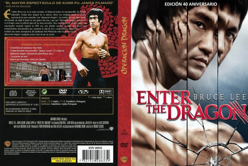 Operación Dragon- Bruce Lee- 40 Aniversario- Dvd