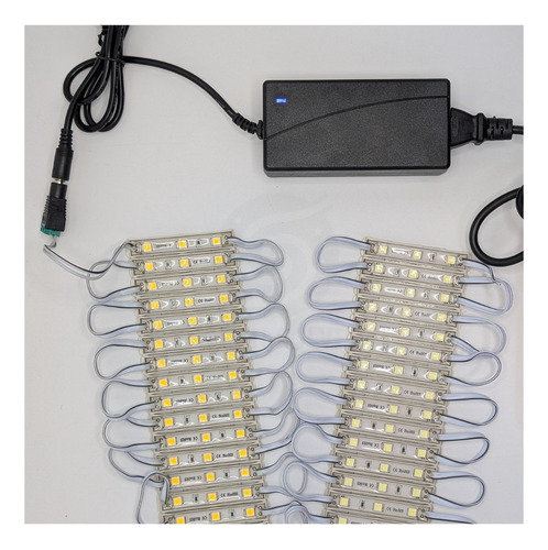10 Adaptadores Eliminador Fuente Cargador Conectores 12v 5a