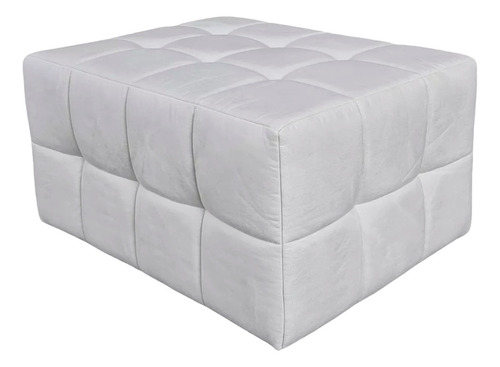 Puff Com Rodizio De Silicone Em Suede, Linho Ou Corano