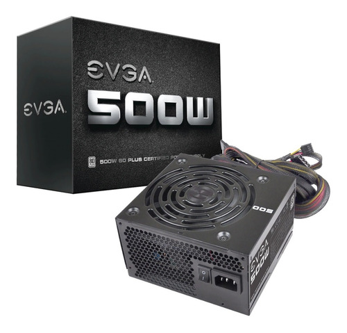 Fuente Pc Evga 500w 80 Plus White Sata Pci-e 2 Cooler 120 Mm