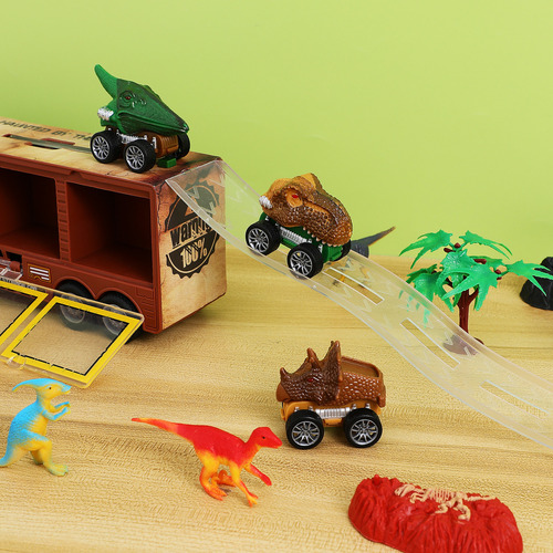 Camión De Juguete Dinosaurio Con Luces Para Niños