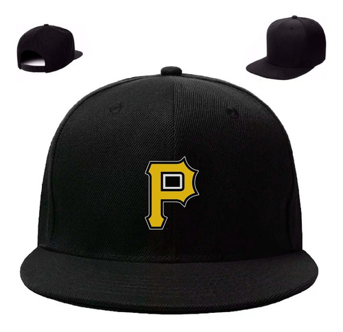 Gorra Plana Pittsburgh Pirates Logo Beisbol Phn