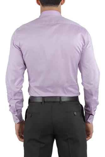 Camisa Charles 100% Algodón Premium Lila Oscuro John Holden