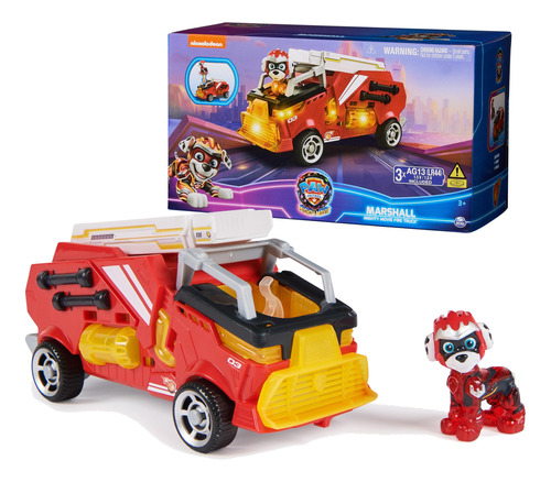 Paw Patrol: The Mighty Movie, Juguete De Camión De Bombero.