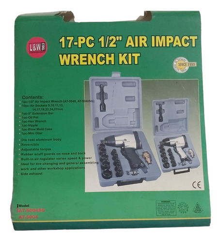 Taladro De Impacto Neumatico 1/2 Marca L&w Tools