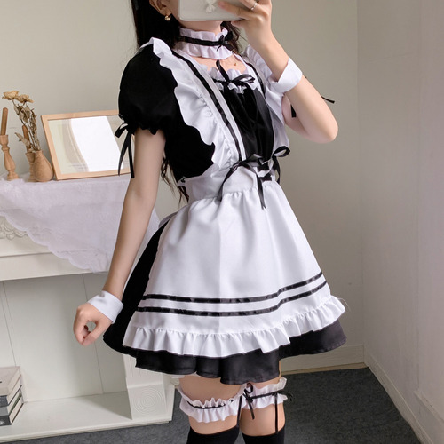 Lindo Traje De Sirvienta Lolita Cosplay