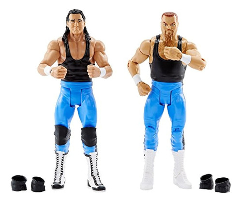 Wwe Bret Hart Y Jim Neidhart Serie De Acción 47 Figura, Paqu