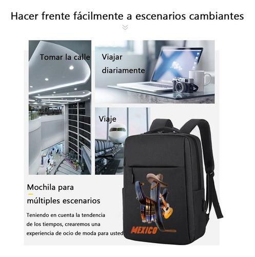 Alta Calidad Mochila Impresa, Con Cargador Usb, Mochilas