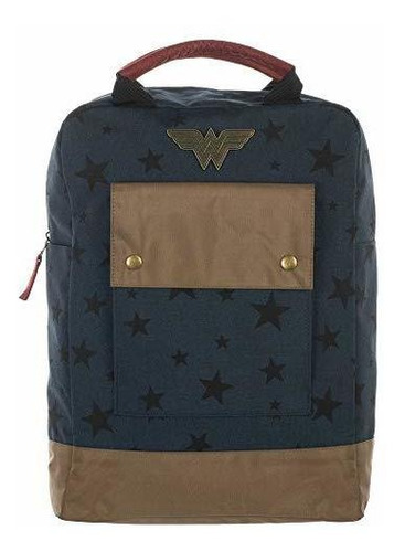 Wonder Woman Comic Book Superhero Stars Tech Backpack