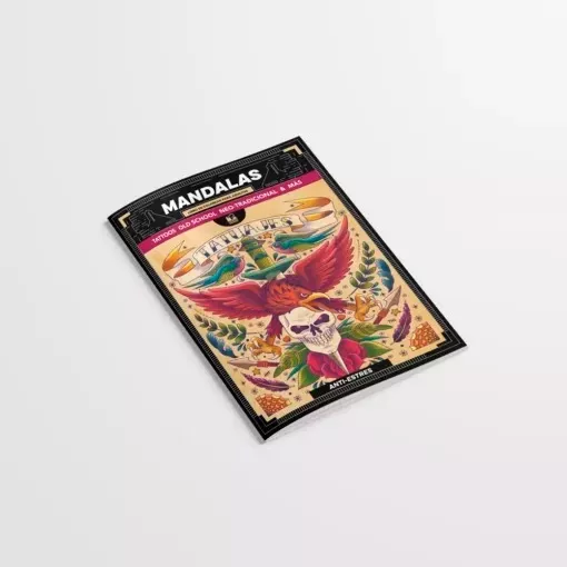 Libro Mandalas - Tattos Old School Y Mas - Arte Antiestres
