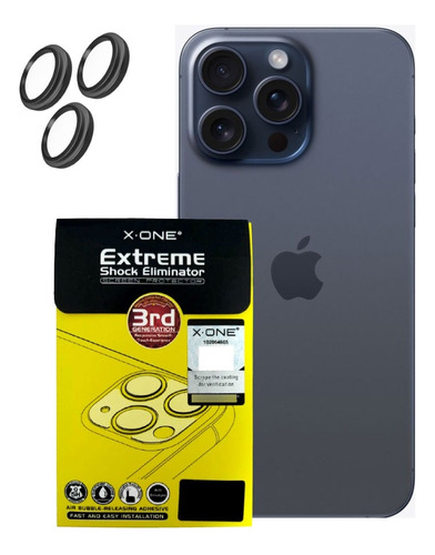 Protector De Camaras Para iPhone 15 / Plus / Pro / Max X-one