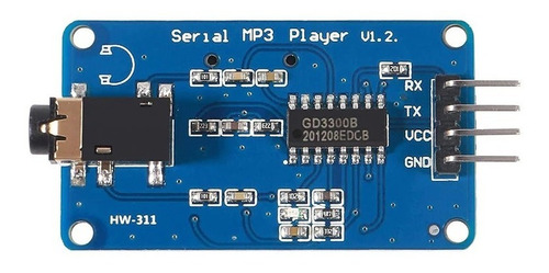Reproductor Mp3 Wav Yx5300 Uart Micro Sd