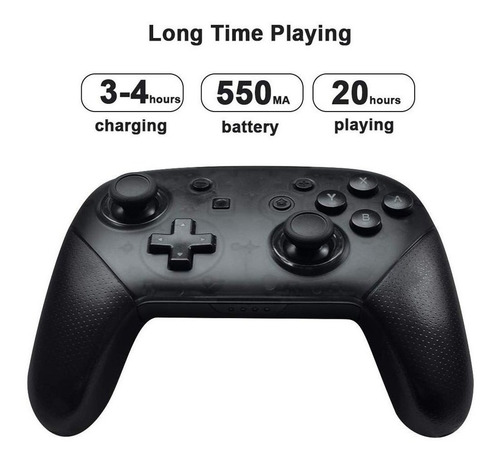 Imagen 8 de 10 de Control Inalámbrico Nintendo Switch Pro Aternativo + 2 Grips