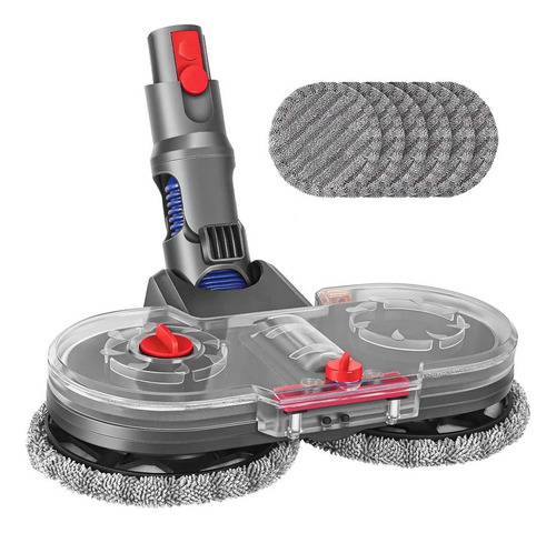 Limpador Elétrico Para Dyson V12 Detect Com 6 Esfregões E Wa
