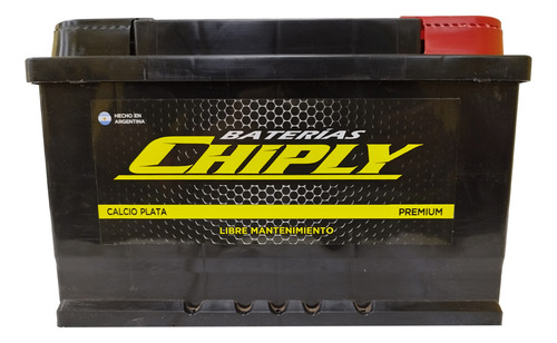 Batería Chiply Ch80r Black ( Diésel Pesado Tipo Casco 12x75)