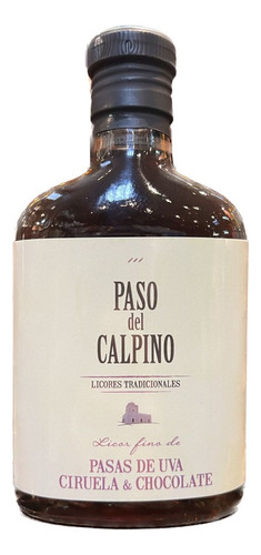 Licor Paso De Calpino Pasas, Ciruelas & Choclate 200 Cc